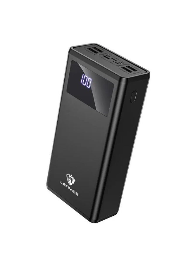 Lenyes PX591 50000mAh Ultra High-Capacity Power Bank | 20W PD + QC Fast Charging, Dual USB & Type-C Ports, LED Display, Multi-Device Compatibility, Smart Protection & Long-Lasting Battery Backup - Image 1