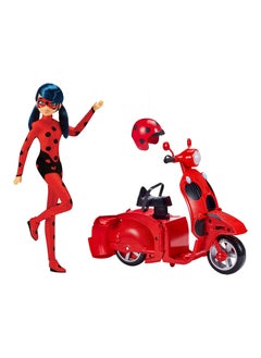 Miraculous Switch 'n Go Scooter With Ladybug Doll  - Image 1