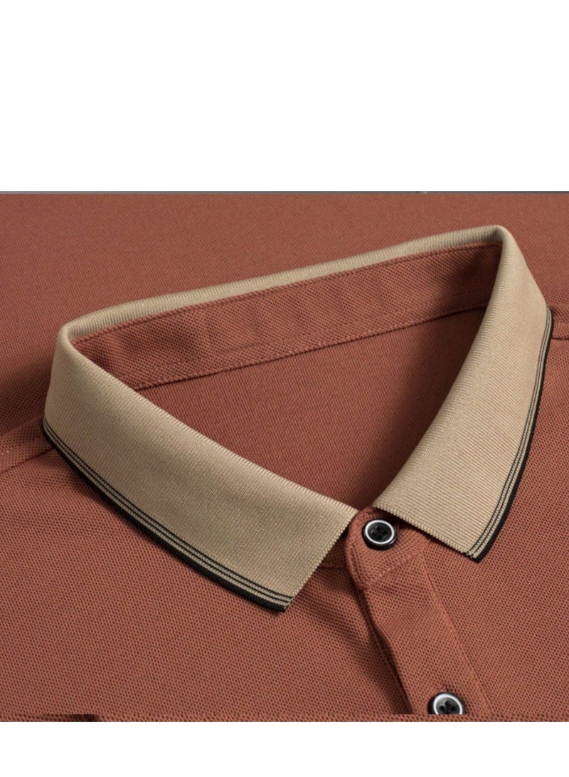 NIBEMINENT Men's Casual Polo Shirt - Image 4