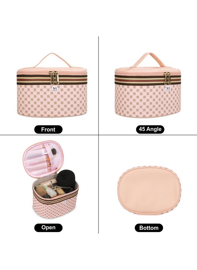NFI essentials NFI essentials Set of 2 Cosmetic Box Makeup Box Jewellery Box Trousseau Vanity Jewellery Bridal Box for Wedding Beauty Case Organizer  - Image 2