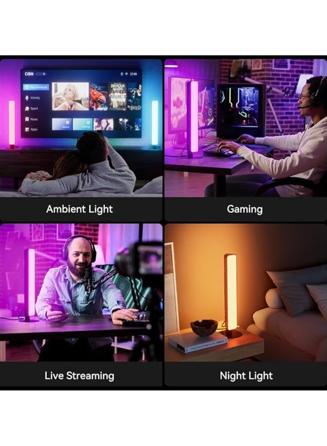 RGB LED Light Bar, Music Sync RGB Light Bar, مصباح محيط USB, تغيير اللون الألعاب التلفزيون الخلفي مع جهاز التحكم عن بعد, ديكور الألعاب الغرفة - Image 5
