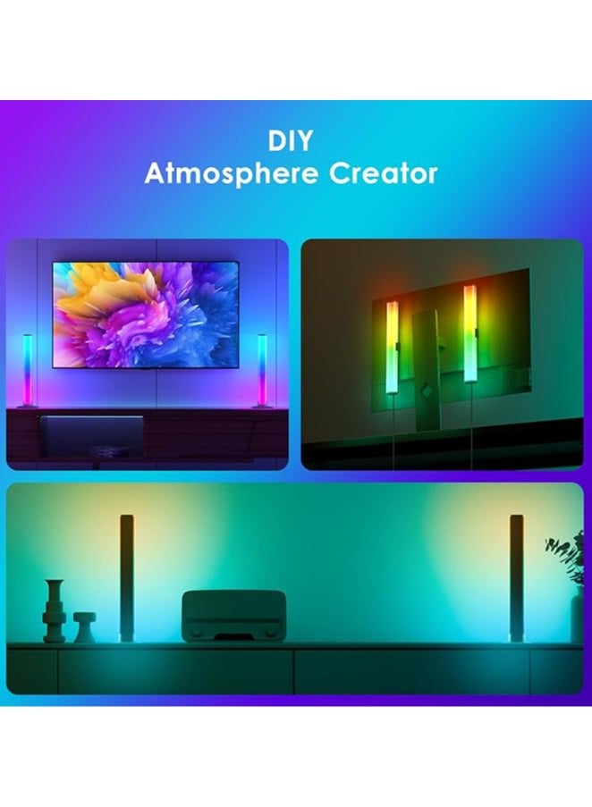 RGB LED Light Bar, Music Sync RGB Light Bar, مصباح محيط USB, تغيير اللون الألعاب التلفزيون الخلفي مع جهاز التحكم عن بعد, ديكور الألعاب الغرفة - Image 4