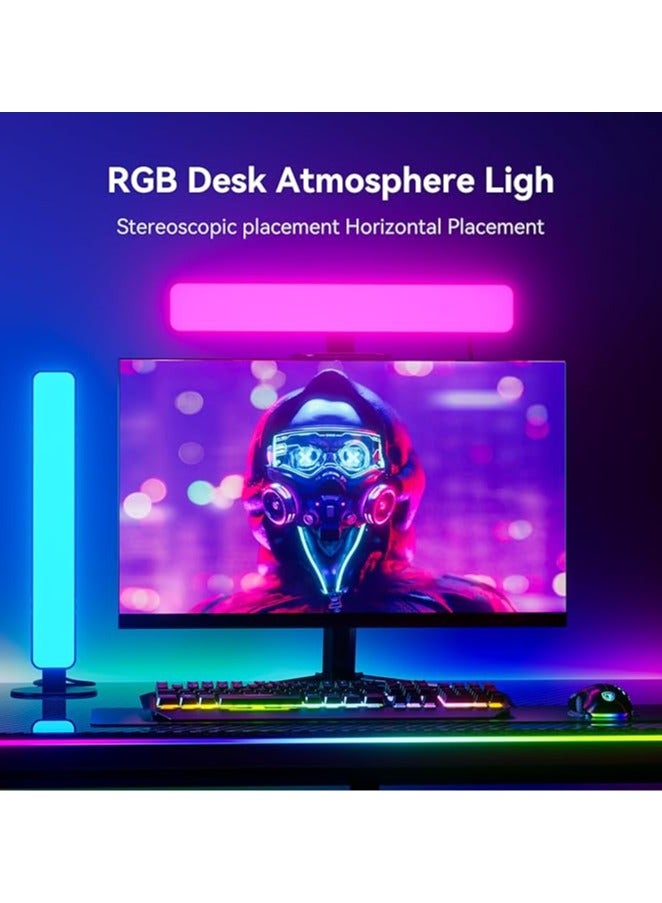 RGB LED Light Bar, Music Sync RGB Light Bar, مصباح محيط USB, تغيير اللون الألعاب التلفزيون الخلفي مع جهاز التحكم عن بعد, ديكور الألعاب الغرفة - Image 3