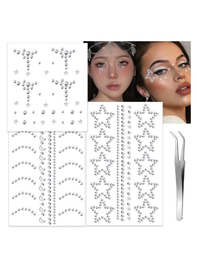 672 جهاز كمبيوتر شخصي لاصق الوجه الأحجار الكريمة واللؤلؤة, مناسبة للمكياج, المجوهرات العطلة, الأحجار الكريمة الشعر, لاصقات Rhinestone, مناسبة للوجه, العين, مستحضرات التجميل, الأظافر, الحرفية الماس ملصقات مجموعات, متعددة الألوان - Image 1
