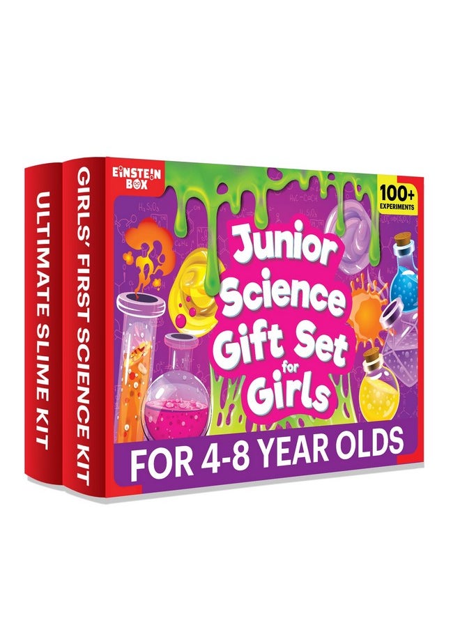 Einstein Box Einstein Box Junior Science Gift Set for Girls |Birthday Gift for Girls Ages 4,5,6,7,8 Years | 2-in-1 Set of Learning & Education Kit |  - Image 1