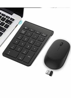 22 Keys Bluetooth Wireless Number Pad Rechargeable 10Key 2.4GHz Numeric Keypad Efficiently Data Entry with Arrow for Laptop Desktop MacBook Pro Air iMac iPhone iPad - pzsku/Z1167C8984B1E728130A4Z/45/_/1709300719/50f8e890-5b5e-4ec5-b03b-42df909ec12c