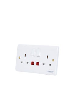 MAAT 2 Gang Double Switched Socket 