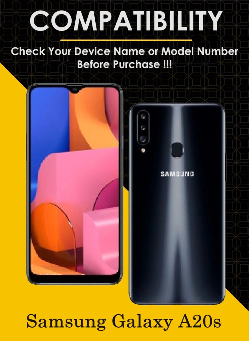 AINA 3 Pieces Tempered Glass Screen Protector 5D Designed For Samsung Galaxy A20s Full Glue Edge to Edge Full Screen Coverage And Bubble Free - Image 3