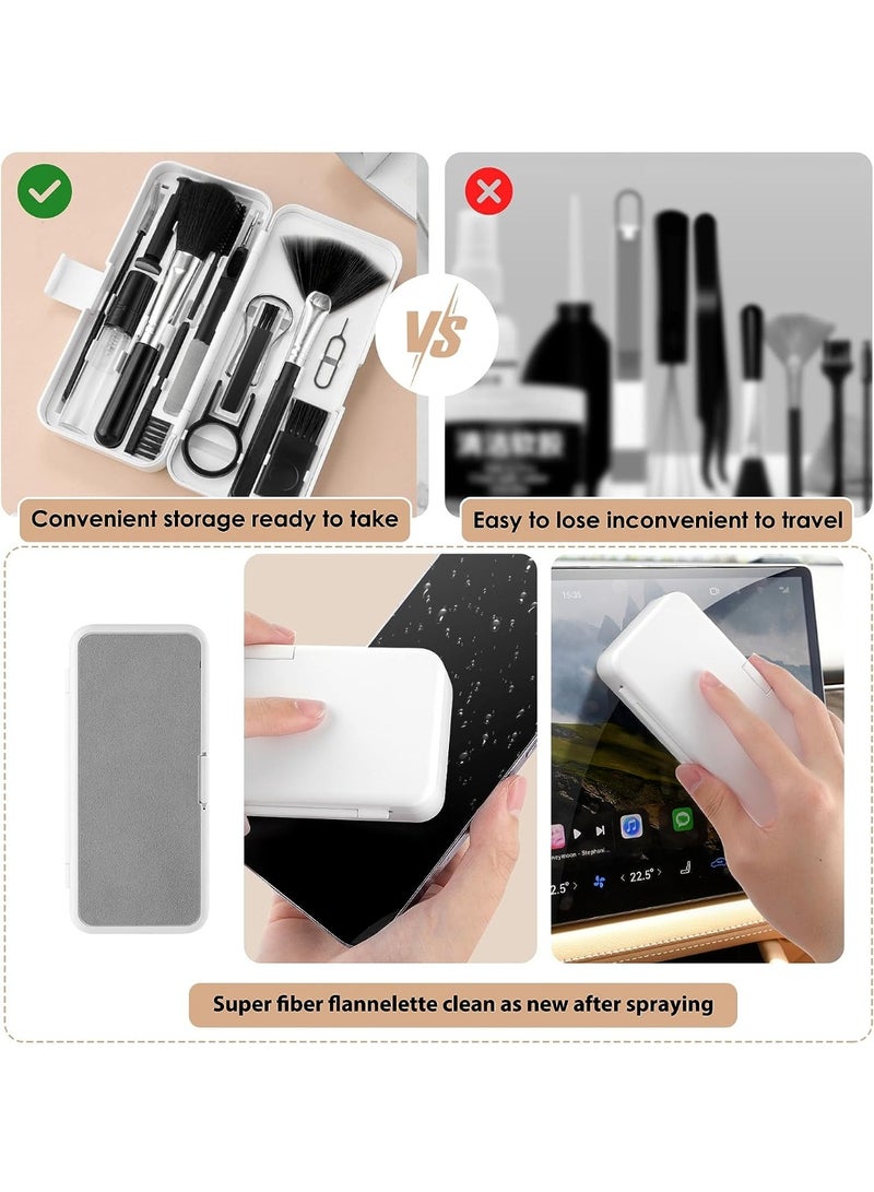 18 in 1 Electronic Cleaner Kit, with Mobile Phone Holder of Phone Cleaning kit for PC, TV, Laptop, Earbud, Screen Keyboard Electronics Cleaning Kit, Compact Design (5ml clean liquid) - Image 4