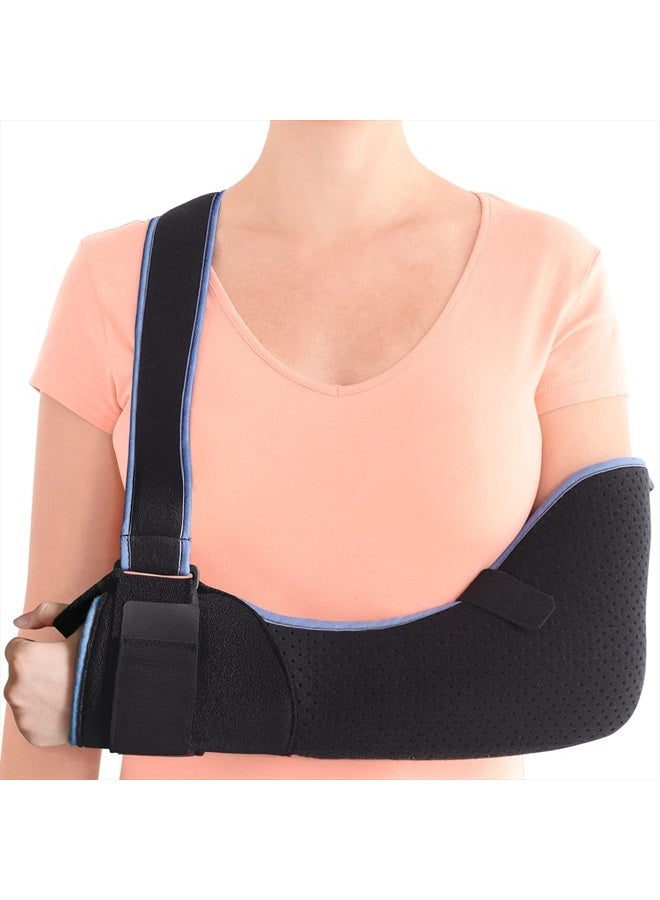 VELPEAU Medical Sling Immobilizer - Rotator Cuff Support Brace - Comfortable for Shoulder Injury, Left and Right Arm, Men and Women, for Broken, Dislocated, Fracture, Strain (Large) - Image 1