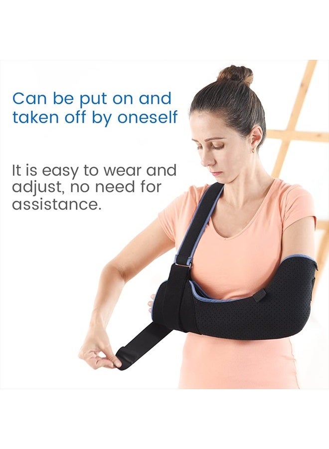 VELPEAU Medical Sling Immobilizer - Rotator Cuff Support Brace - Comfortable for Shoulder Injury, Left and Right Arm, Men and Women, for Broken, Dislocated, Fracture, Strain (Large) - Image 2