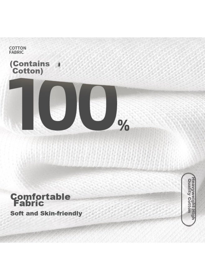 GENIOLAMODE Men'S Long Sleeve T-Shirt Pure Cotton Casual Chinese Style Printed Men'S Base T-Shirt Light Beige 3Xl - Image 3