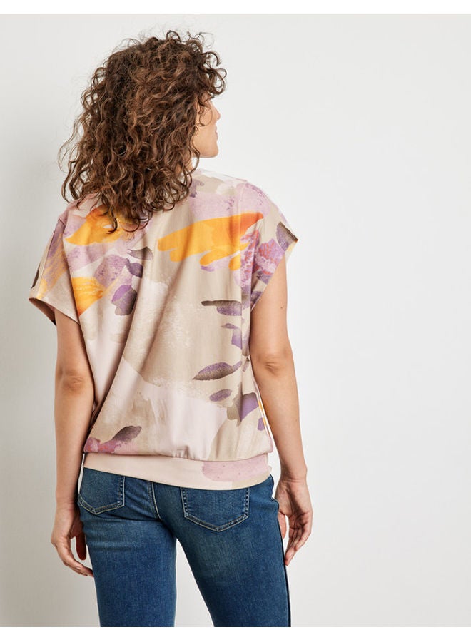 GERRY WEBER بلوزة مطبوعة مع حواف  - Image 5