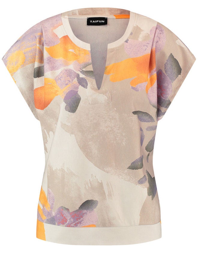 GERRY WEBER بلوزة مطبوعة مع حواف  - Image 2
