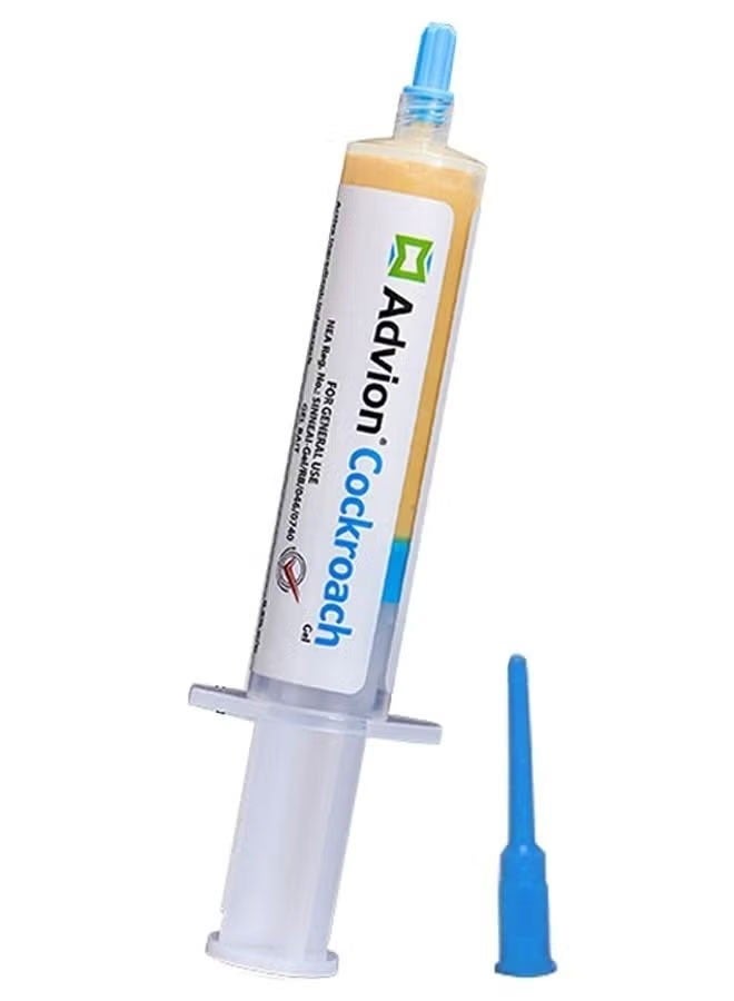 Cockroach طُعم جل قاتل الصراصير يتضمن (أنبوب واحد + مكبس واحد + طرف واحد) طُعم جل بني أصلي لمكافحة الصراصير من الولايات المتحدة الأمريكية 30 جرامًا - Image 1