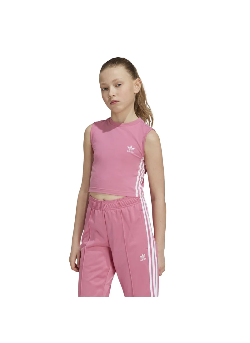 Adidas adidas CROP TANK TOP Pink Originals Kids TOPS