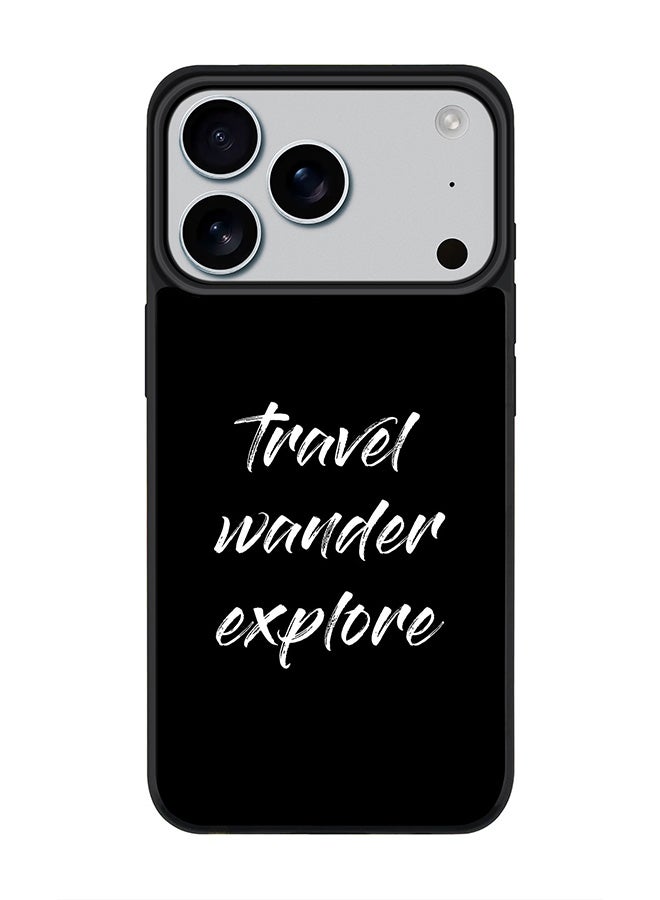 Stylizedd iPhone 17 Pro Case, [Compatible with MagSafe] Slim Magnetic cover Phone Case iPhone 17 Pro -Travel Wander Explore - Image 1
