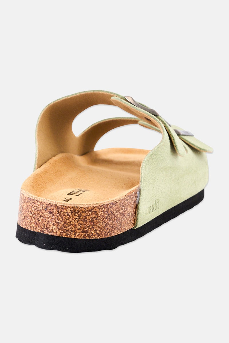 Mudd Men Slip On Cork Sandals, Olive - Image 3