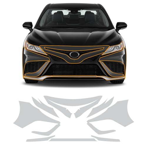 FDAIUN for 2021-2024 Toyota Camry SE XSE Edition PPF Precut Car Paint Protective Film Self Healing TPU HD Film Scratch Protector Exterior Accessories (Front Bars + Headlights 8Pcs) - Image 1