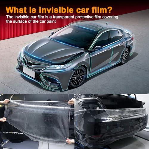 FDAIUN for 2021-2024 Toyota Camry SE XSE Edition PPF Precut Car Paint Protective Film Self Healing TPU HD Film Scratch Protector Exterior Accessories (Front Bars + Headlights 8Pcs) - Image 3