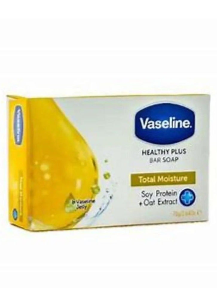 Vaseline Healthy Plus Bar Soap Total Moisture, 75g