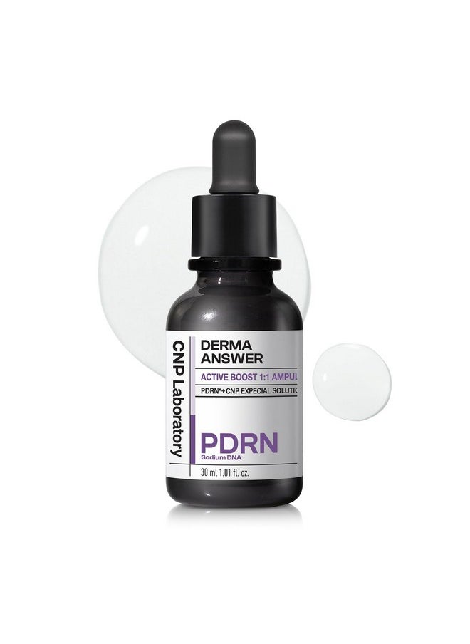 CNP - Derma Answer Active Boost Ampule (1.01Fl Oz) Facial Serum For Firming Deep Moisture Elasticity Improvement. Korean Skin Care Ampoule. Pdrn Collagen Niacinamide. - Image 1