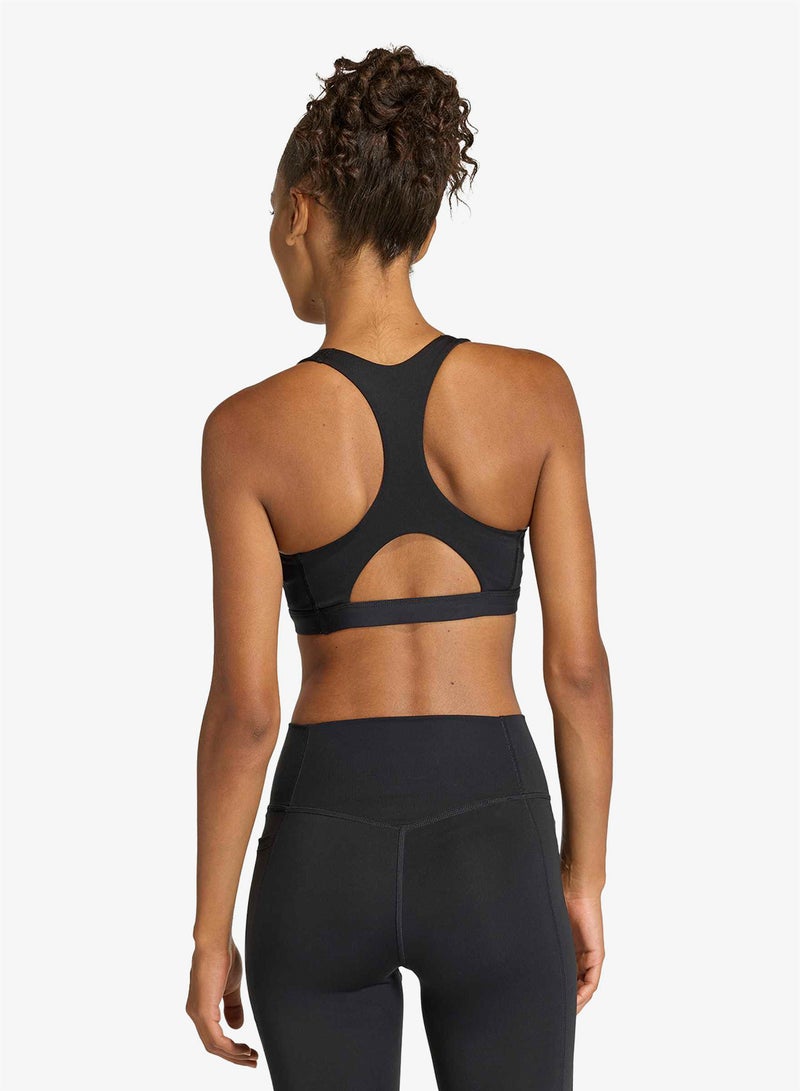 Adidas Optime Essentials Workout Medium Support Bra - Image 2
