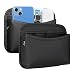 SOOPII 2Pack Car Seat Side Storage Pocket PU Leather Small Organizer Multifunctional Console Side Organizer Bag for PhoneKeys Sunglass and Wallet Black - Image 2