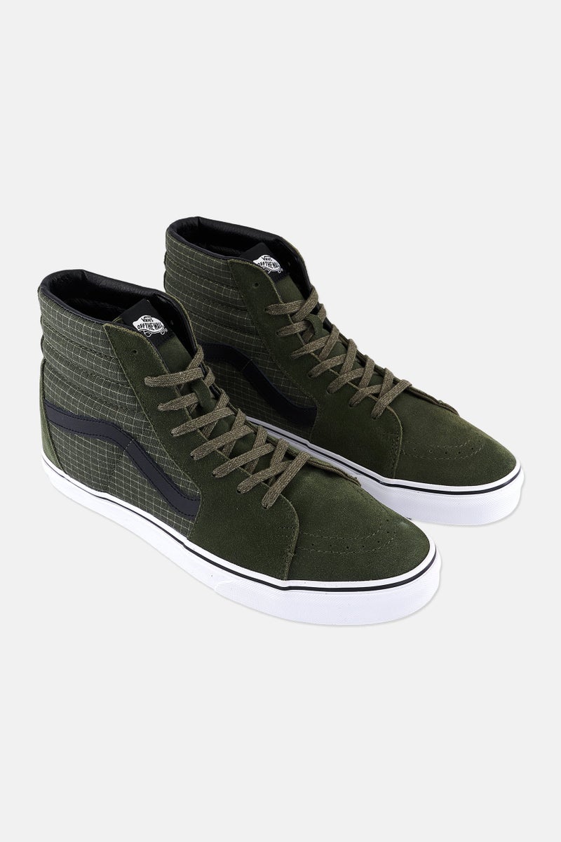 VANS أحذية التزلج للرجال سكيت هاي مزودة بأربطة، أخضر - Image 1