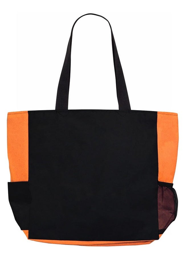 Fight Like a Girl - Knockout Dakota 5Pocket Tote Bag For Leukemia Multiple Sclerosis Kidney Cancer Awareness Orange - Image 1