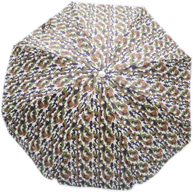 RAINPOPSON RAINPOPSON Garden Umbrella Outdoor Big Size With Stand Heavy Duty Garden Umbrella Dimator 8Ft48In Patio Garden Outdoor Umbrella for Rain Sun Proof Garden Umbrella 48in Army  - Image 2