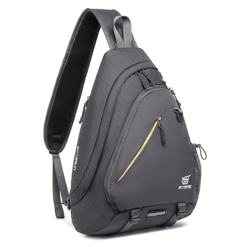 SKYSPER Sling Laptop Bag (Up to 13 Inch) - 18L Crossbody Sling Backpack Travel Shoulder Bag Hiking Daypack for Men Women(Darkgrey) - Image 1