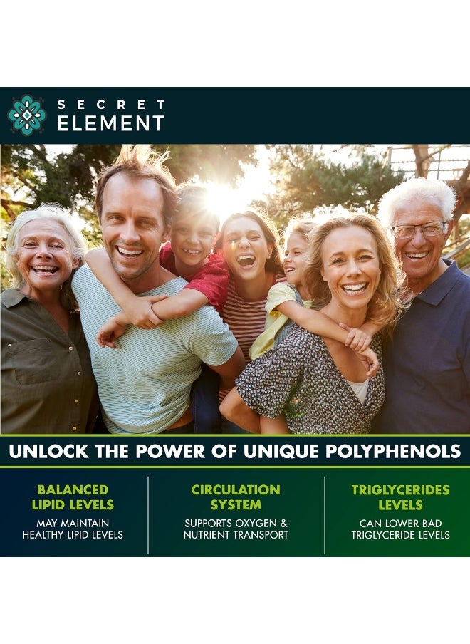 SECRET ELEMENT Citrus Bergamot Extract 1000mg - Citrus Bergamot Supplement for Heart, Immune System Support, and Healthy Aging - Pure, Vegan Bergamot Capsules  - Image 5