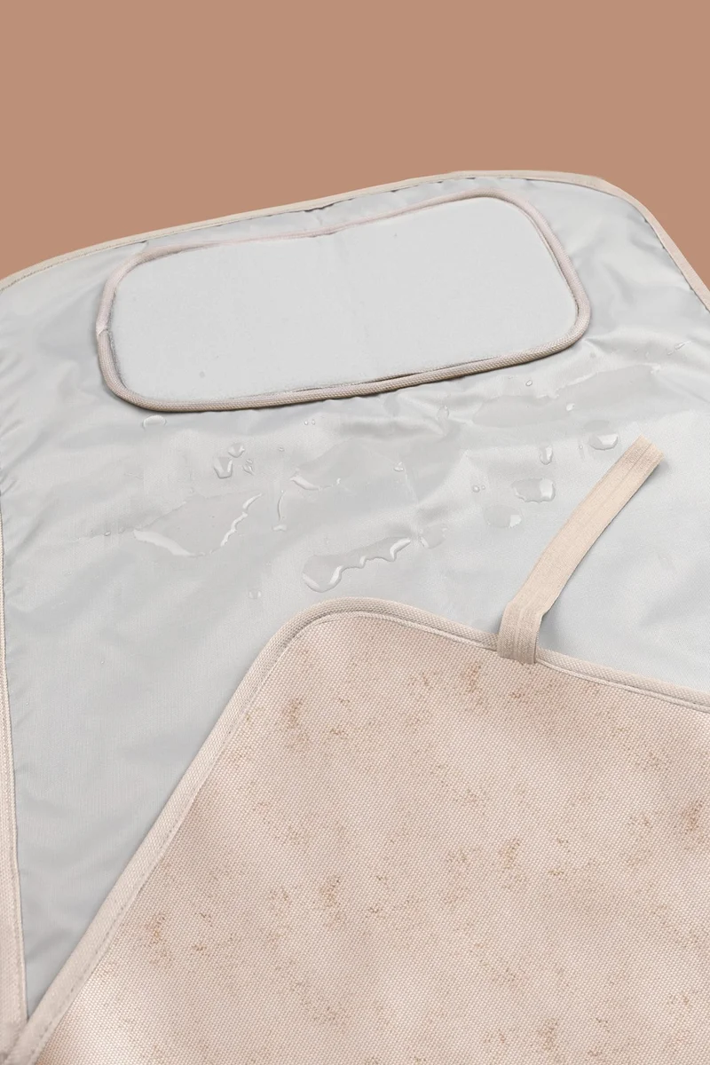 Hamur Dough Mother Baby Care Newborn Changing Pad Cushion Cover Solid Beige