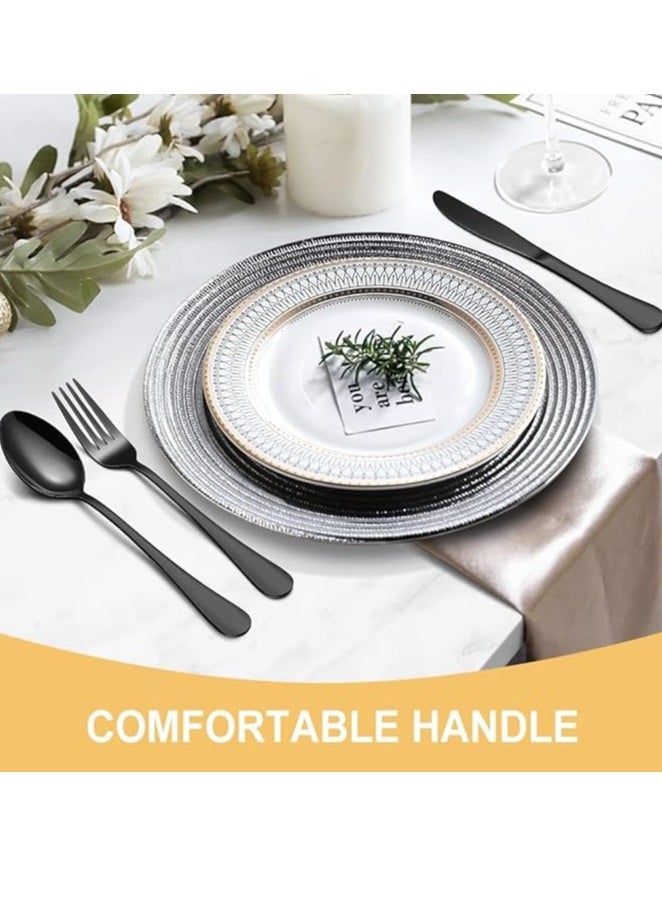 Swift Stainless steel gift cutlery set 24 pcs black  - Image 2