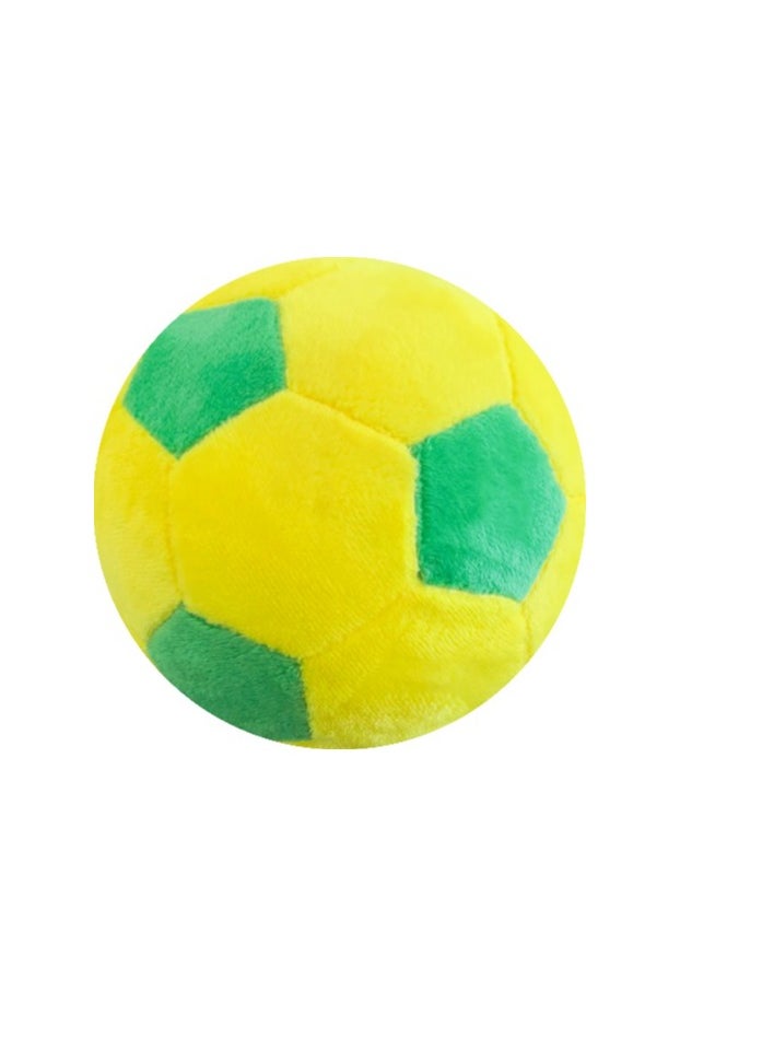 ALLKING Baby soft toys ball, Soft Soccer Ball, Durable Football Fluffy Toy, Soccer ball Gift for Kids Boy Bab (14cm)  - Image 1