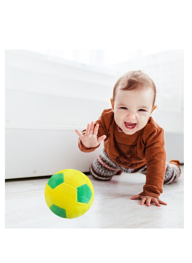 ALLKING Baby soft toys ball, Soft Soccer Ball, Durable Football Fluffy Toy, Soccer ball Gift for Kids Boy Bab (14cm)  - Image 2