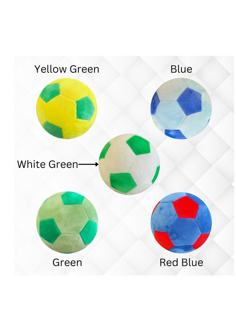 ALLKING Baby soft toys ball, Soft Soccer Ball, Durable Football Fluffy Toy, Soccer ball Gift for Kids Boy Bab (14cm)  - Image 3