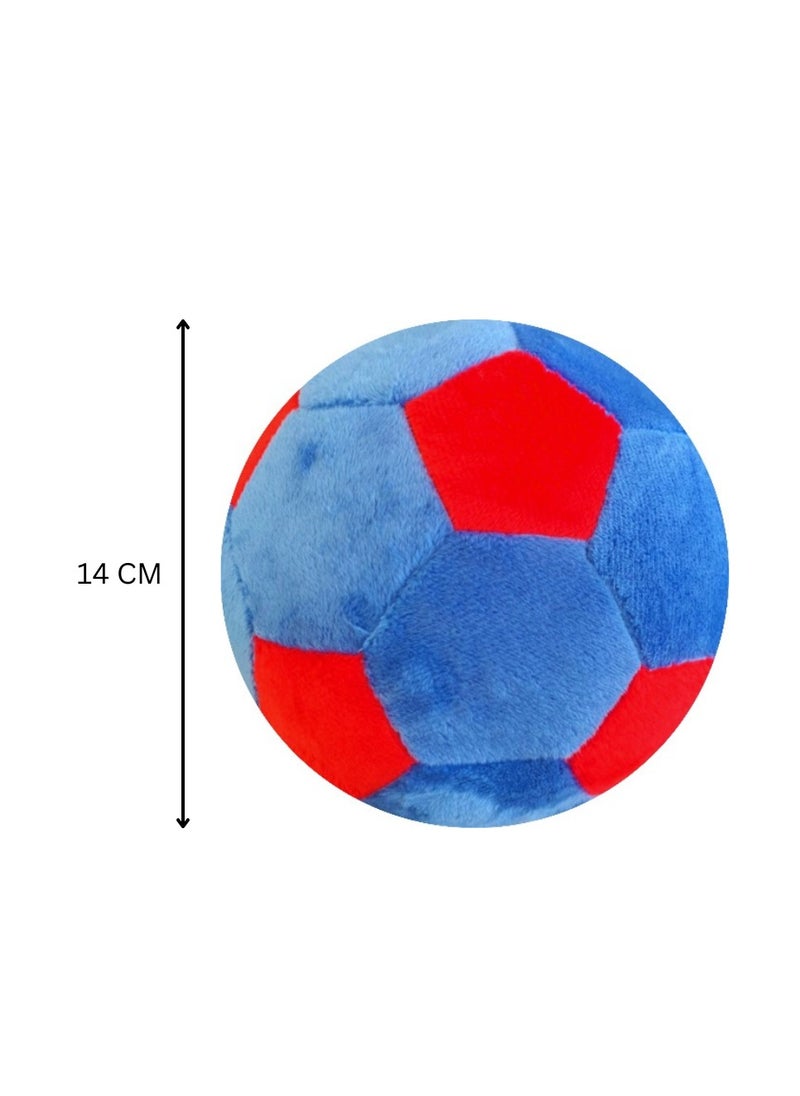 ALLKING Baby soft toys ball, Soft Soccer Ball, Durable Football Fluffy Toy, Soccer ball Gift for Kids Boy Bab (14cm)  - Image 4