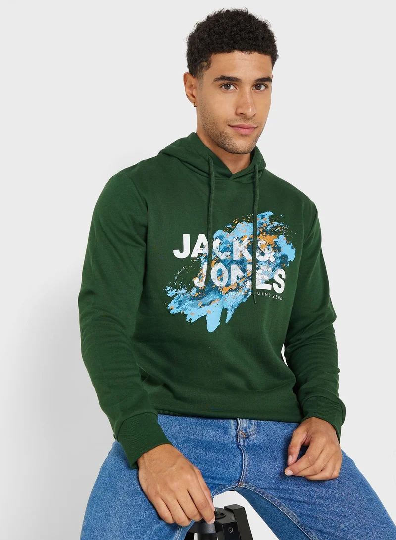 JACK & JONES Graphic Hoodie