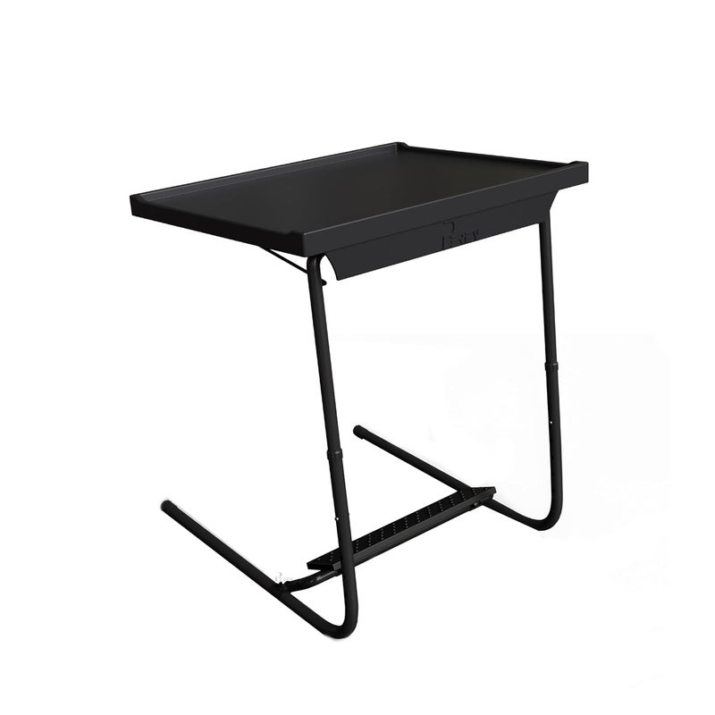 Perfy Laptop Table Matte Finish 18 in 1 Convertible Lapdesk Multipurpose Table Height Adjustable Table Utility Table Work at Study Table Home Table Kids Study Table FootrestBlack