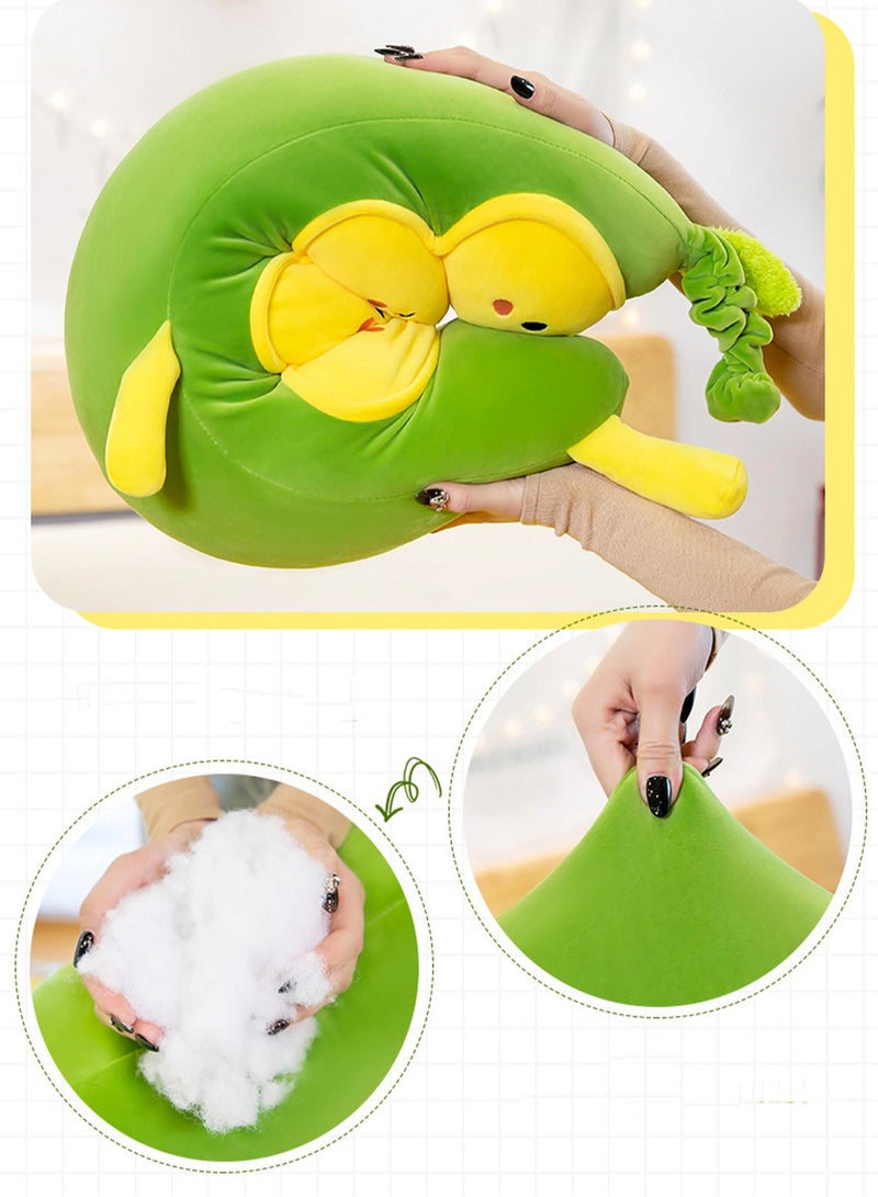 60 CM Creativity Long Pea shape Plush Toy Soft Stuffed Cute Doll For Girls And Boys All Ages Gift - Image 3