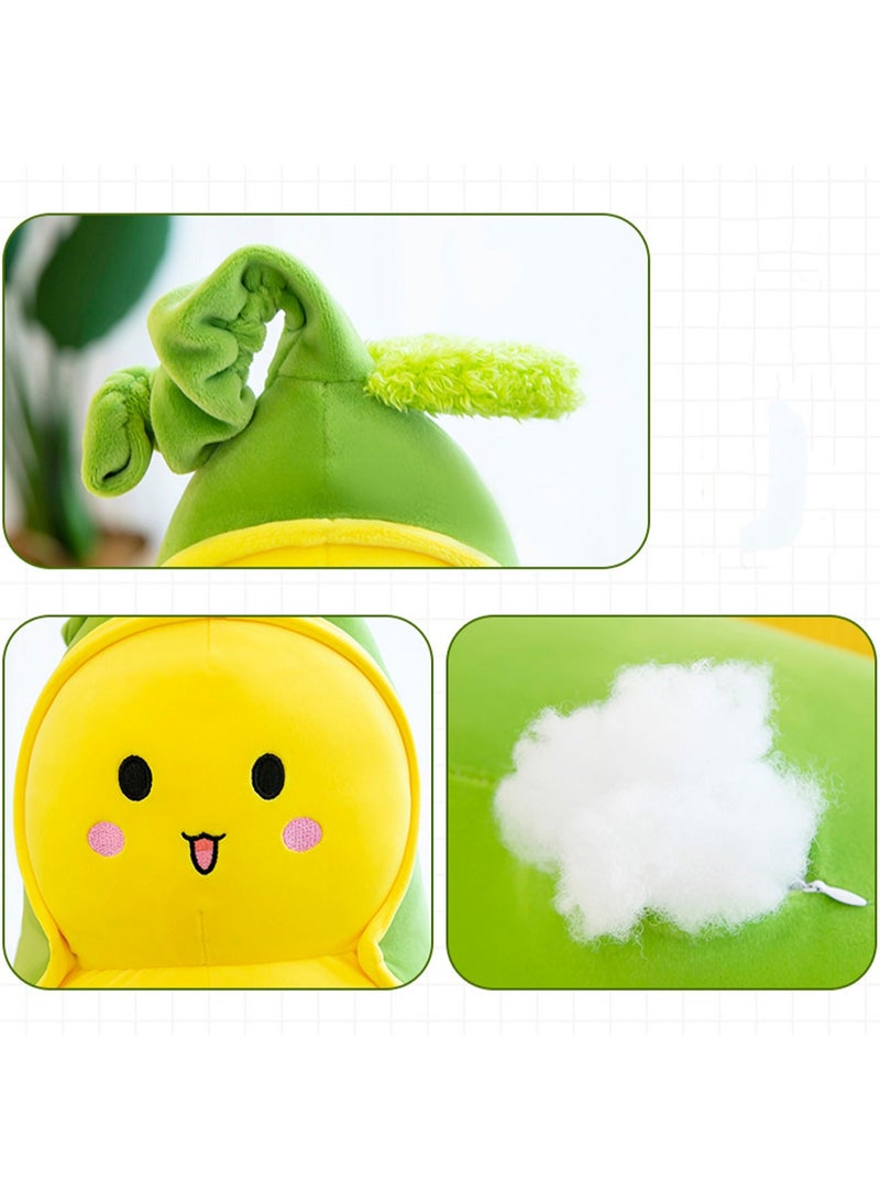 60 CM Creativity Long Pea shape Plush Toy Soft Stuffed Cute Doll For Girls And Boys All Ages Gift - Image 4