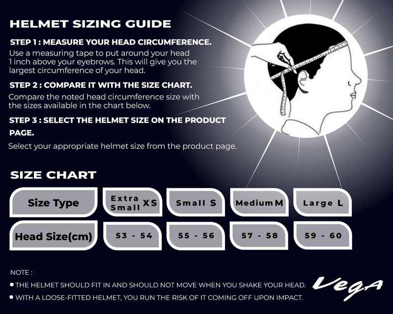 Vega Off Road Camouflage Full Face Helmet Dull Black Silver, Size: M(57-58 cm) - Image 3