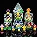 Maywin DD Resin Mushrooms Dice Set Polyhedral DND Dice Colored Mushrooms Inclusion Dice for Dungeons and Dragons MTG RPG Board Games for 15 Years and Up - Image 2