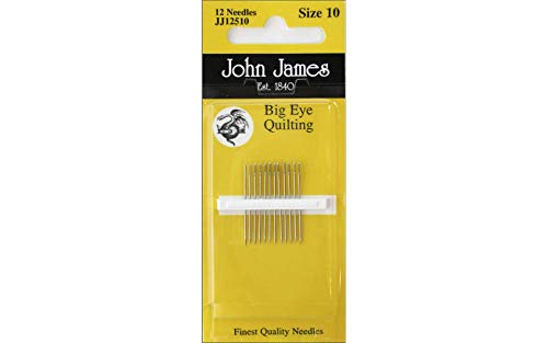 John James Big Eye Quilting Hand Needles-Size 10 12/Pkg - Image 3