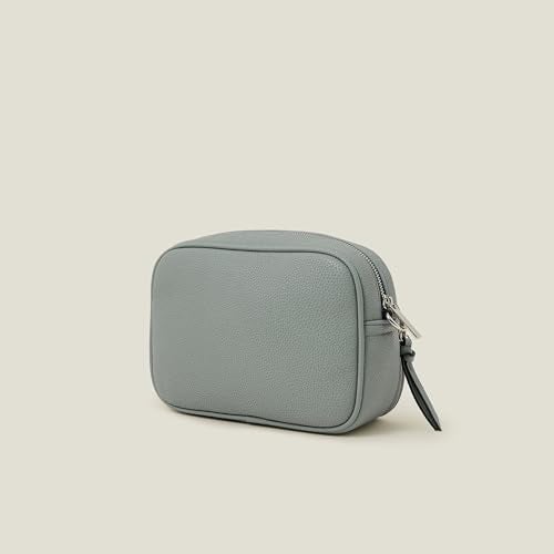 Accessorize London Women's Blue Double Zip Camera Bag - Image 4