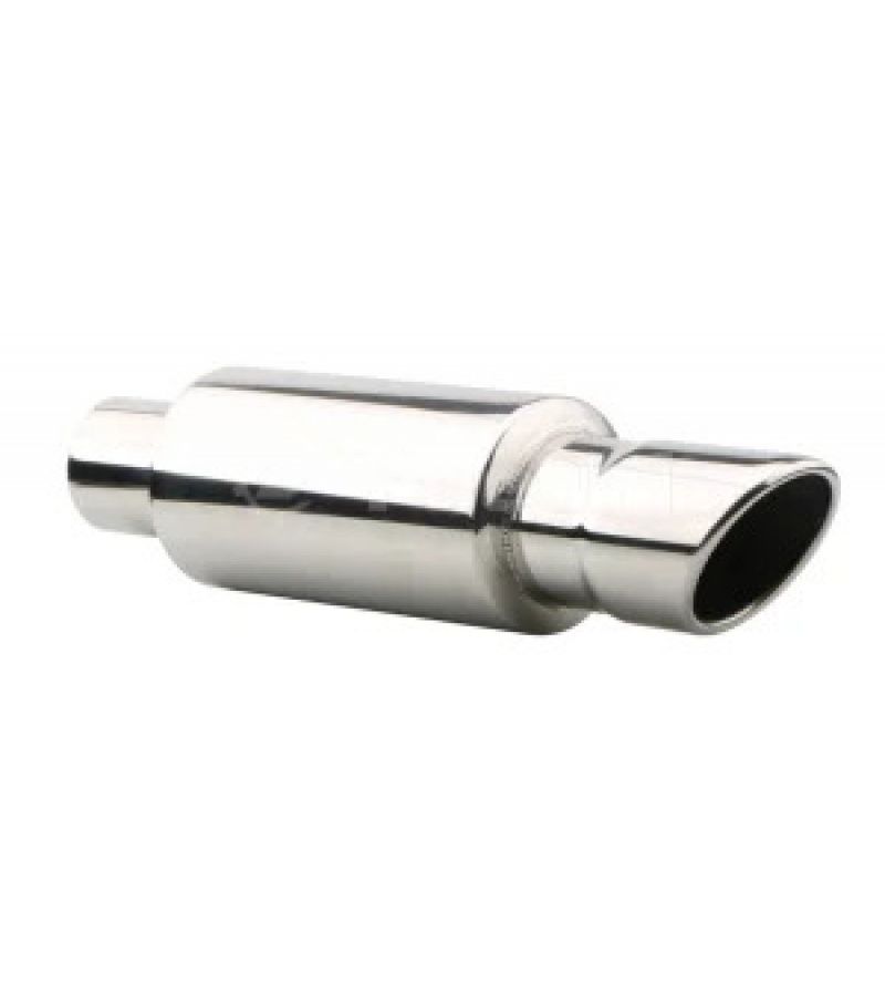 Blued Universal Stainless Steel Car Exhaust Muffler Tip Straight Pipe - Image 5