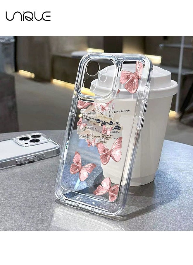 Unique - Compatible with iPhone 15 Pro Max Cases, Retro Flower Cases, Brown Cases - Sleek and Minimalist Phone Cases - TPU Drop Protection - Image 1