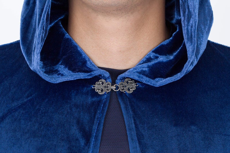 Little Adventures عباءة فاخرة من المخمل للكبار مع غطاء مبطن - قابلة للغسل في الغسالة ومتينة لملابس الحفلات التنكرية - Image 5